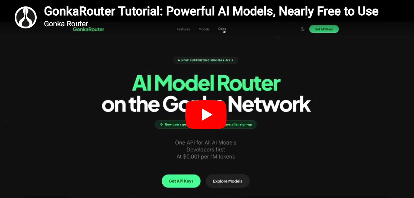 GonkaRouter Tutorial
