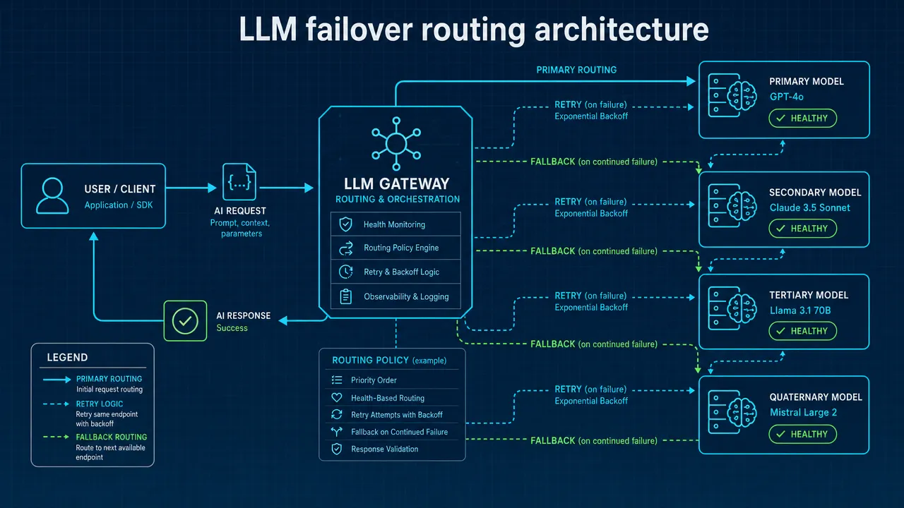 Semantic Routing LLM & Model Fallback Guide