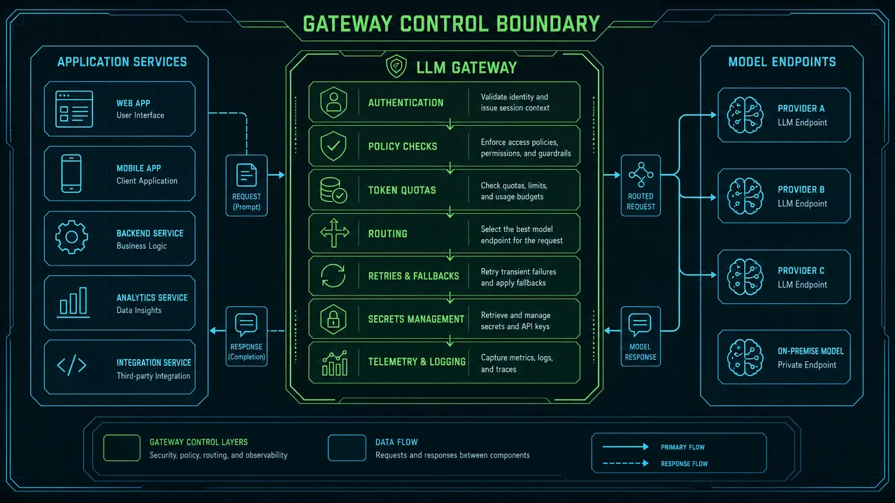 LLM gateway architecture scales AI more safely